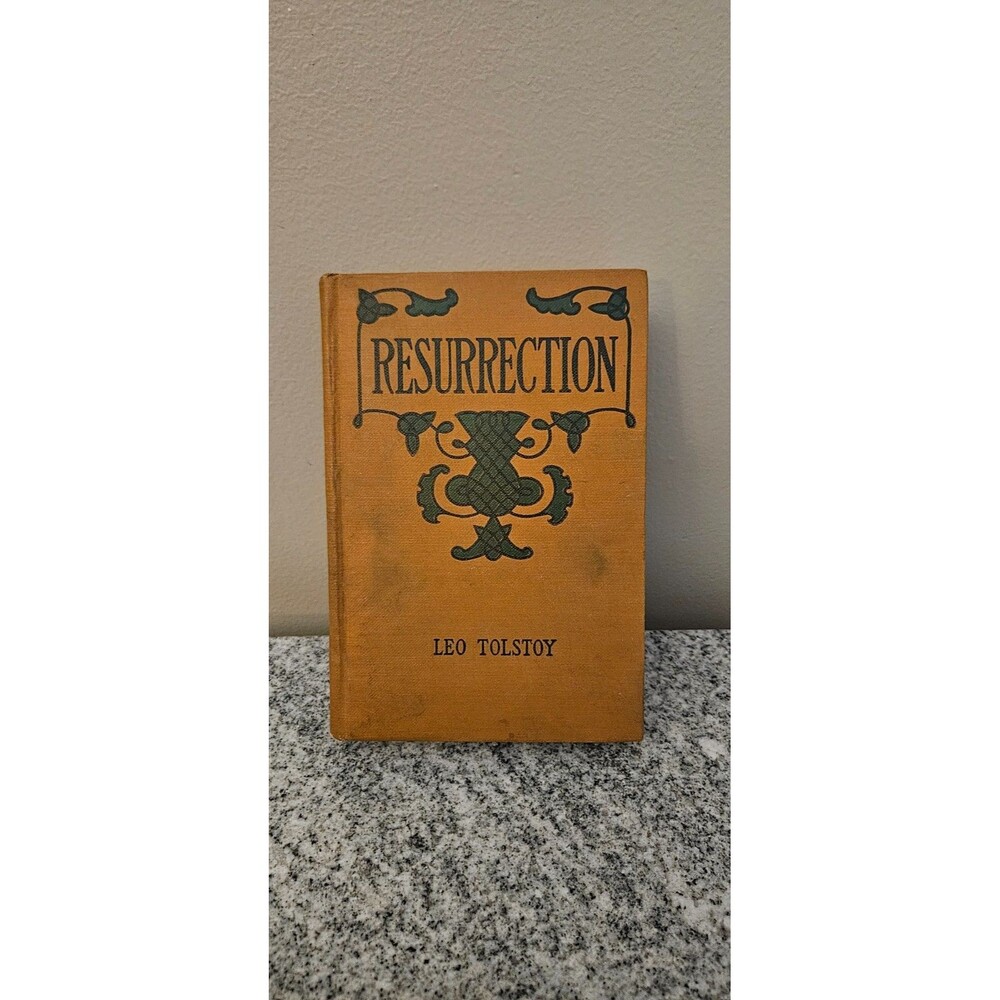 Resurrection by Leo Tolstoy 1927 Revised Edition Hardcover Vintage Book